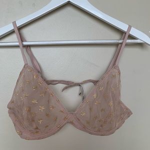 sheer pink brallette! FREE PEOPLE